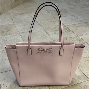 Kate Spade Light Pink Bow Tote